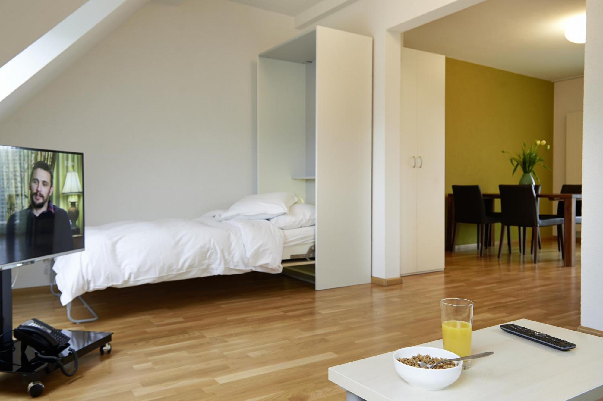 Residence Apartments By Hotel Du Commerce Basel Ruang foto