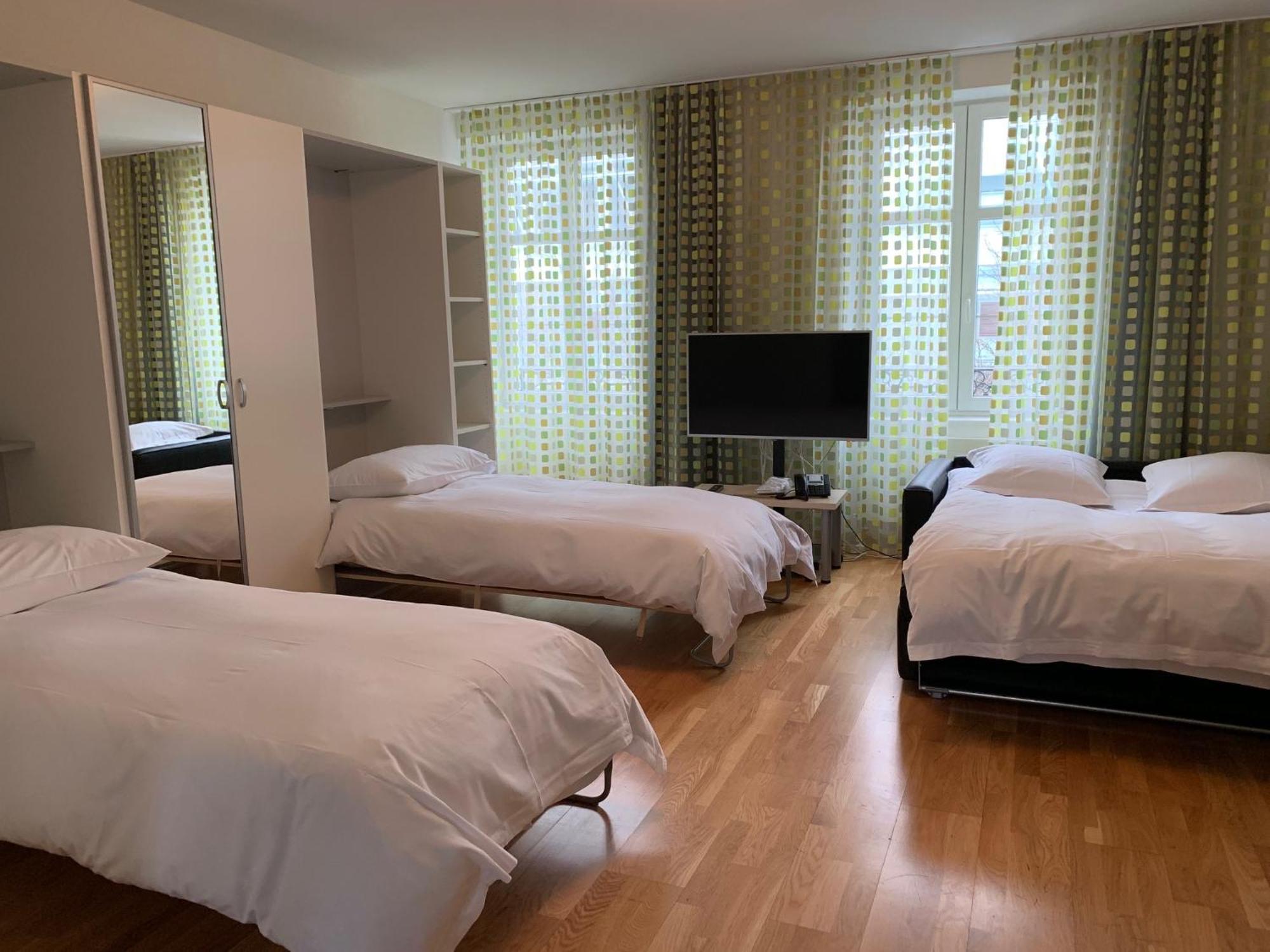 Residence Apartments By Hotel Du Commerce Basel Bagian luar foto