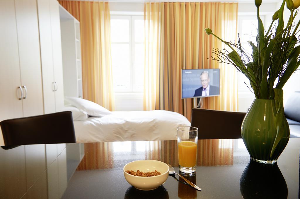 Residence Apartments By Hotel Du Commerce Basel Ruang foto