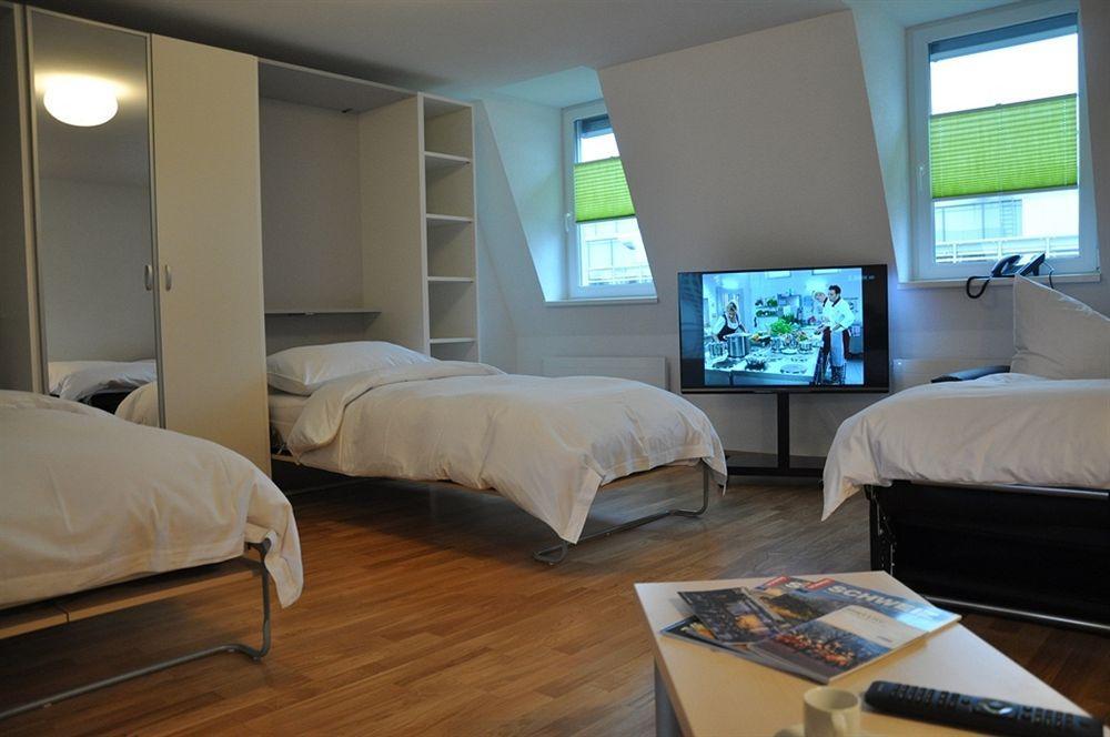 Residence Apartments By Hotel Du Commerce Basel Bagian luar foto